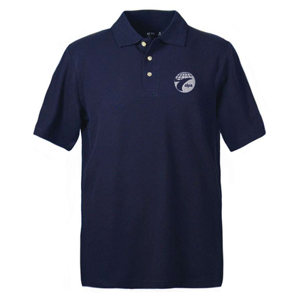 Men's Navy Cotton Polo